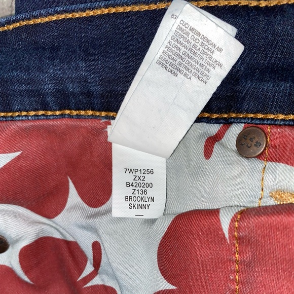 Lucky Brand Brooklyn Skinny Dark Wash Jeans 10/30 - Picture 8 of 13